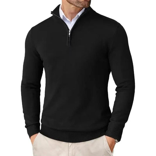 VeloForm | Men's Quarter-Zip Lightweight Pullover Sweater for Outdoor Streetwear