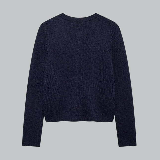 Women's Knit Cardigan with Gold Buttons