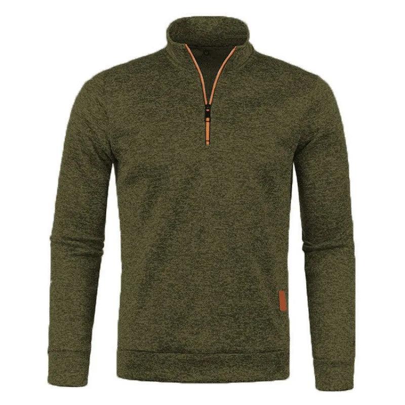 Frostline Men's Half-Zip Pullover | Warm Turtleneck Streetwear Sweatshirt