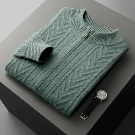 Men's Long-Sleeve Sweater Knit