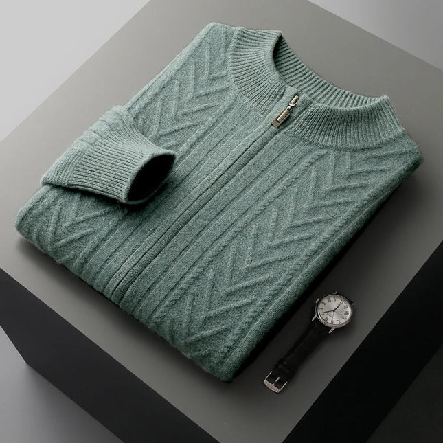 Men's Long-Sleeve Sweater Knit