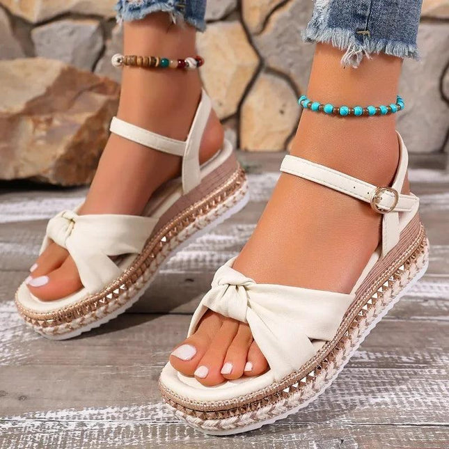 Women's Flat Sandals Buckle Strap
