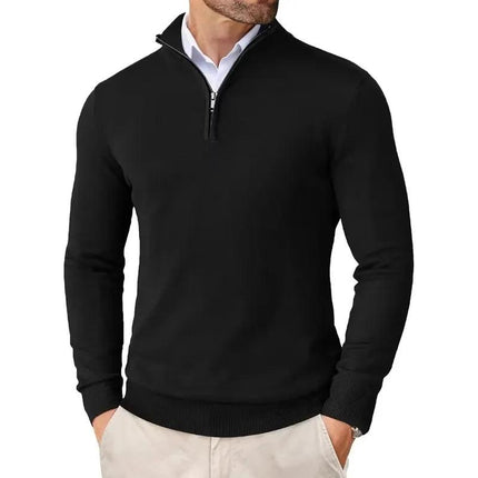 VeloForm | Men's Quarter-Zip Lightweight Pullover Sweater for Outdoor Streetwear - northernnomad
