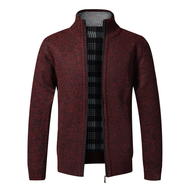 Kentmere Fleece Zip Cardigan | Smart-Casual Knitted Jacket for Autumn & Winter Warmth - northernnomad