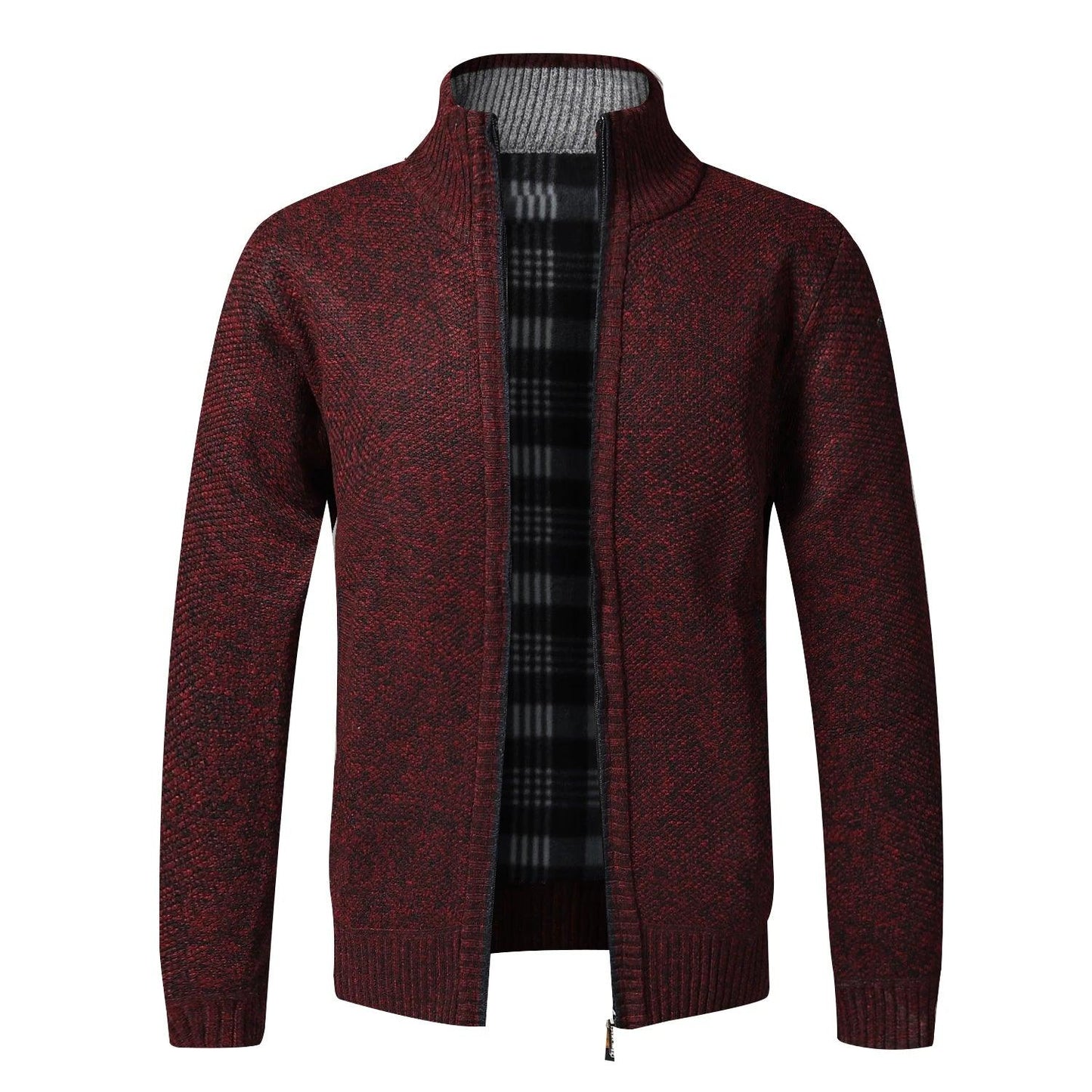 Kentmere Fleece Zip Cardigan | Smart-Casual Knitted Jacket for Autumn & Winter Warmth