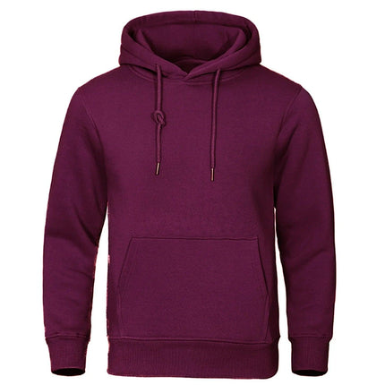 CoreFlex Fleece Hoodie | Men's Solid Color Pullover for Casual & Sporty Comfort - northernnomad