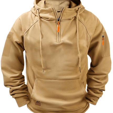 Aerlux Fleece Utility Hoodie | Multi-Pocket Loose Fit Hooded Pullover for Men & Women - northernnomad