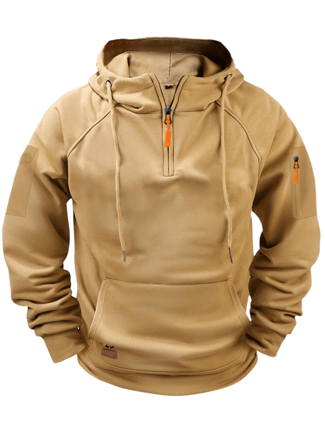 Aerlux Fleece Utility Hoodie | Multi-Pocket Loose Fit Hooded Pullover for Men & Women