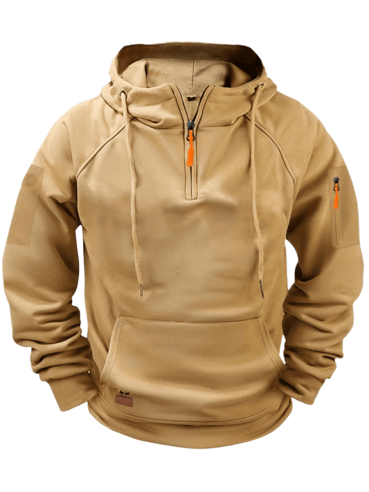 Aerlux Fleece Utility Hoodie | Multi-Pocket Loose Fit Hooded Pullover for Men & Women - northernnomad