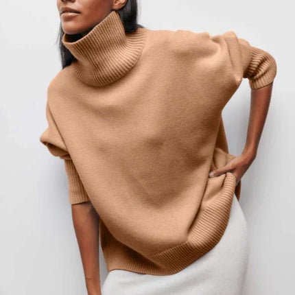 Women's Turtleneck Sweater Classic Style for Autumn