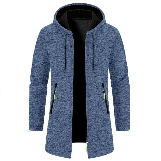Dravik Oversized Zip Hoodie | Winter Hooded Sweatshirt Jacket for Men - northernnomad