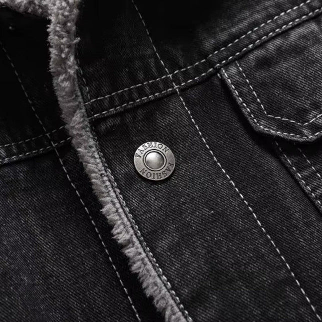 Men's Denim Jacket Fleece Lined