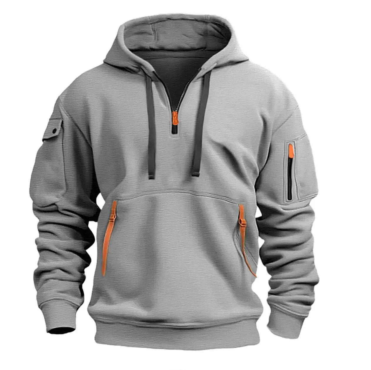Drexla Drop-Shoulder Hoodie | Unisex Plus Size Knit Pullover for Autumn & Winter