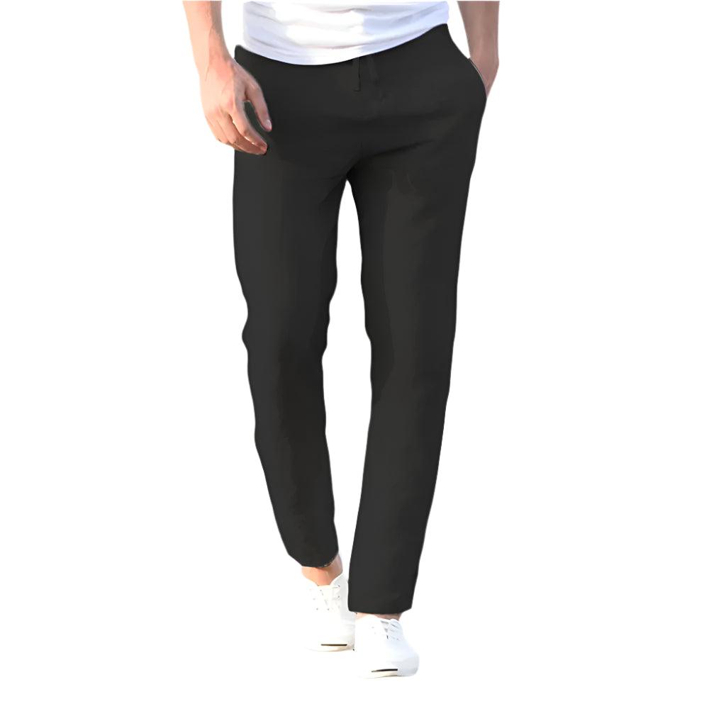 Men's Breathable Cotton-Linen Trousers | Casual Streetwear Pants