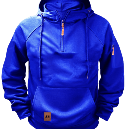 Aerlux Fleece Utility Hoodie | Multi-Pocket Loose Fit Hooded Pullover for Men & Women - northernnomad