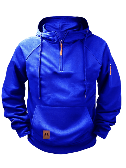 Aerlux Fleece Utility Hoodie | Multi-Pocket Loose Fit Hooded Pullover for Men & Women - northernnomad