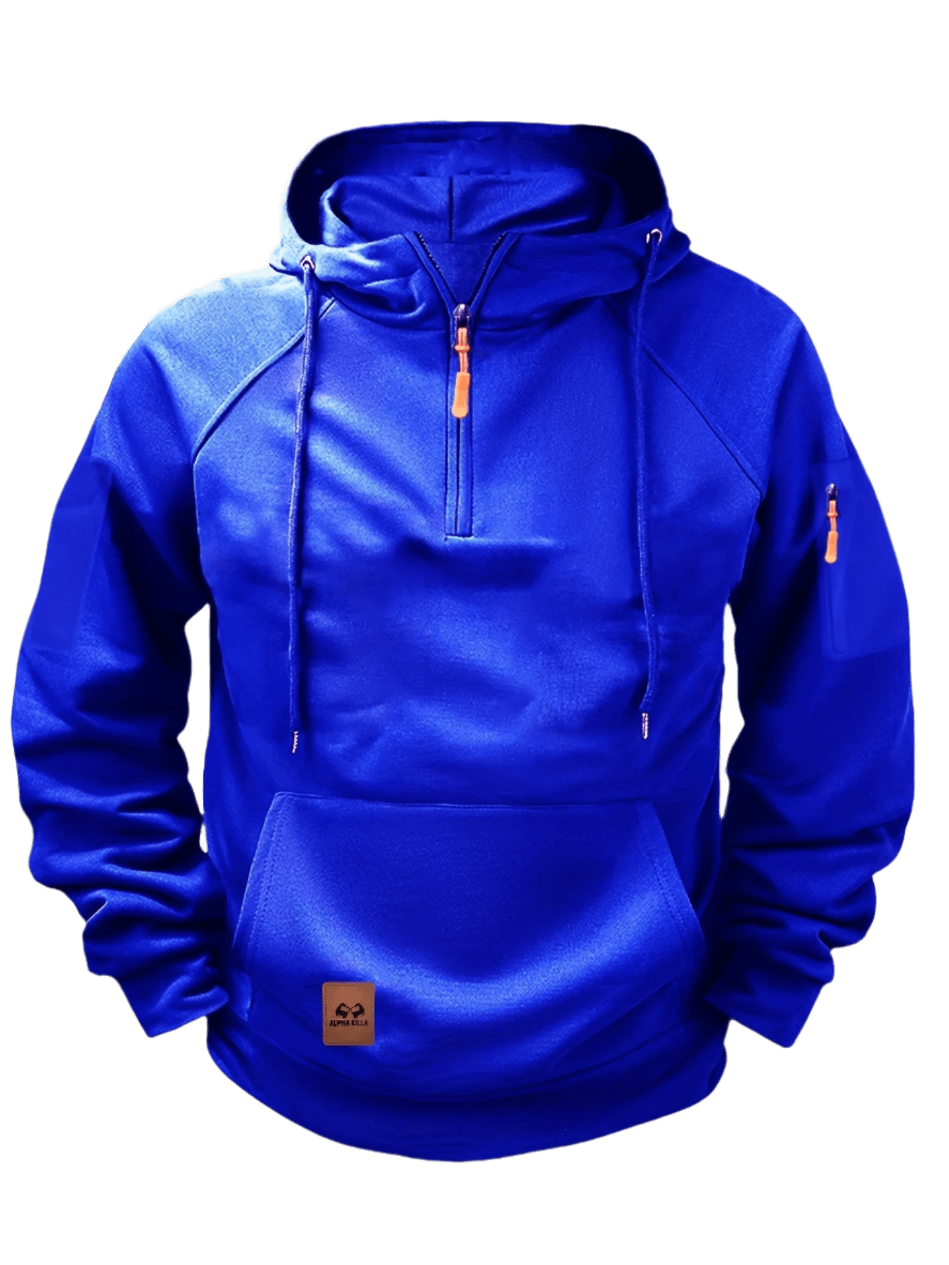 Aerlux Fleece Utility Hoodie | Multi-Pocket Loose Fit Hooded Pullover for Men & Women