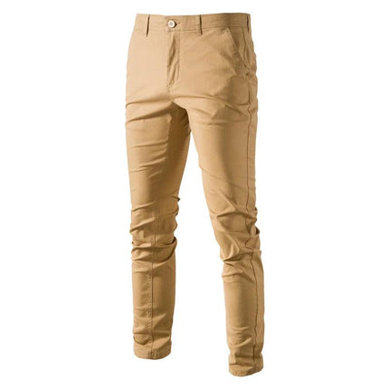 The Langston Slim-Fit Cotton Pants - northernnomad
