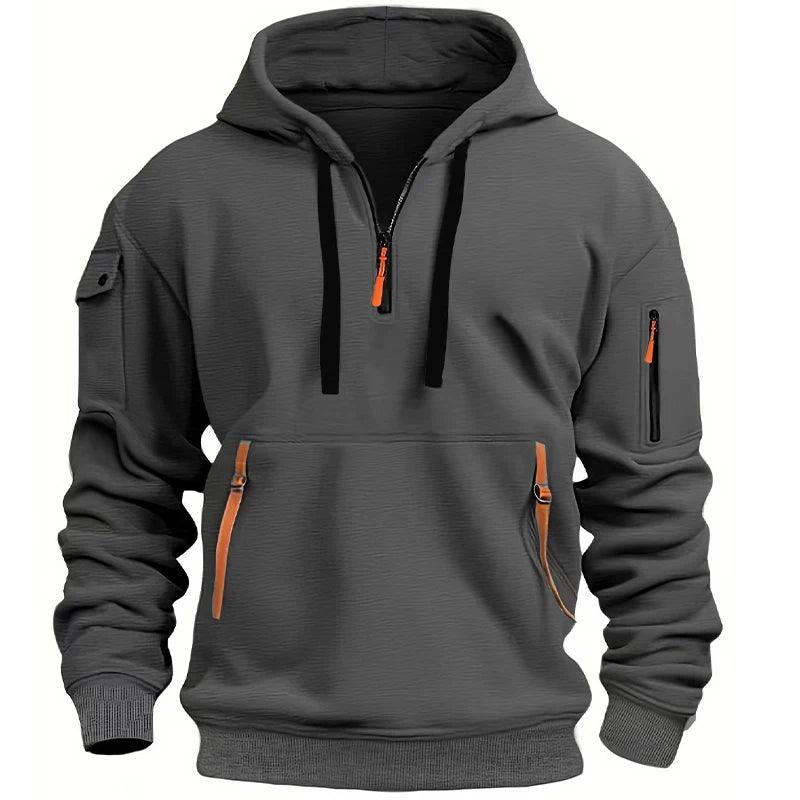 Drexla Drop-Shoulder Hoodie | Unisex Plus Size Knit Pullover for Autumn & Winter