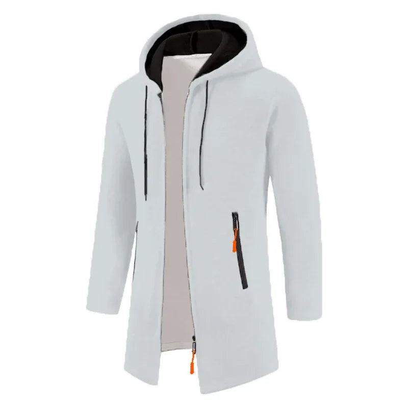 Dravik Oversized Zip Hoodie | Winter Hooded Sweatshirt Jacket for Men