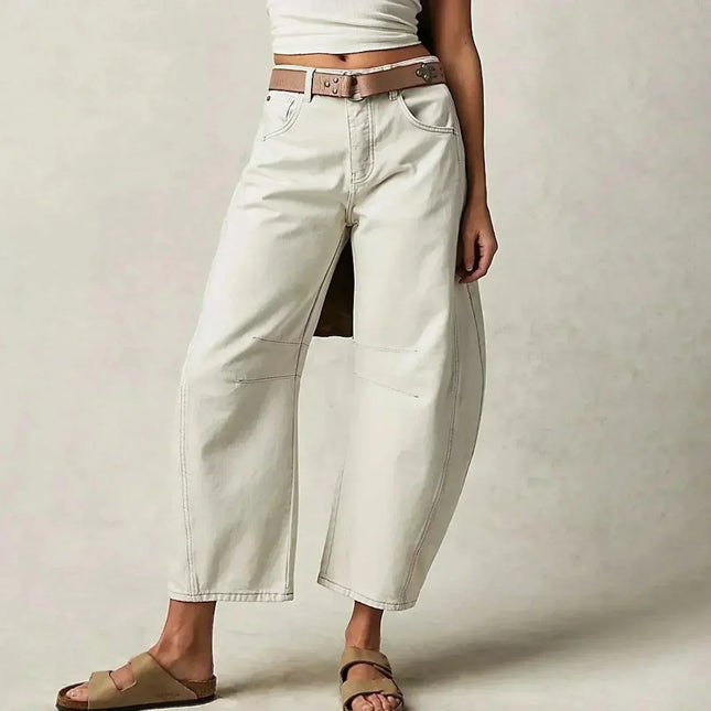 Women's High-Waisted Wide Leg Jeans