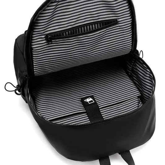 14-Inch Large Capacity PU Leather Backpack for Men & Women | Stylish Travel, School, and Casual Use - northernnomad