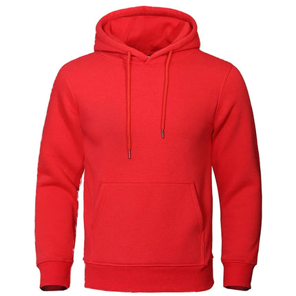 CoreFlex Fleece Hoodie | Men's Solid Color Pullover for Casual & Sporty Comfort - northernnomad
