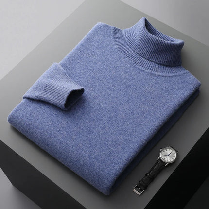 Men's Turtleneck Sweater Wool