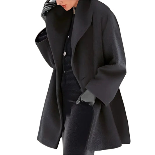 Women's Elegant Winter Coat - Chic Style for Autumn/Winter