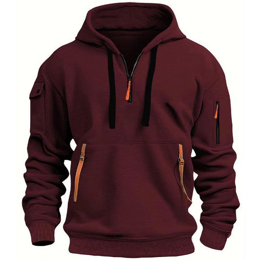 Drexla Drop-Shoulder Hoodie | Unisex Plus Size Knit Pullover for Autumn & Winter