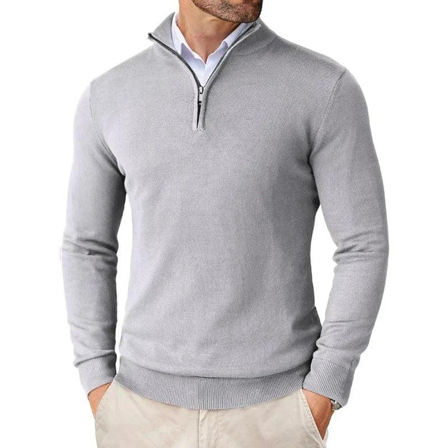 VeloForm | Men's Quarter-Zip Lightweight Pullover Sweater for Outdoor Streetwear - northernnomad