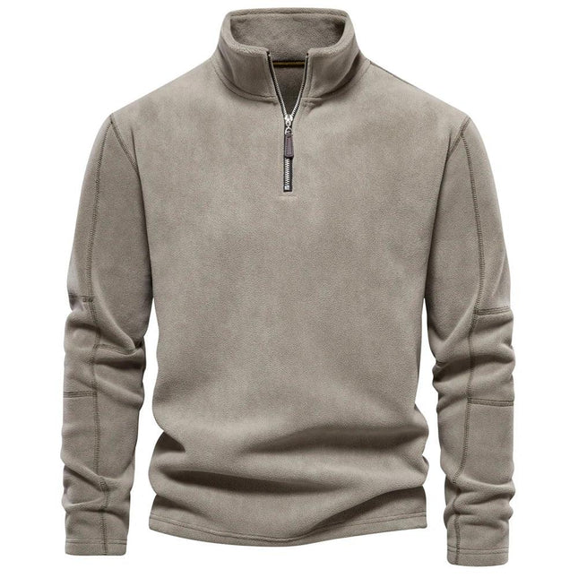 ThermaTrek | Men's Thick Fleece Casual Pullover Jacket - northernnomad