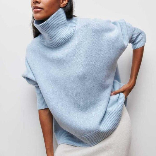 Women's Turtleneck Sweater Classic Style for Autumn