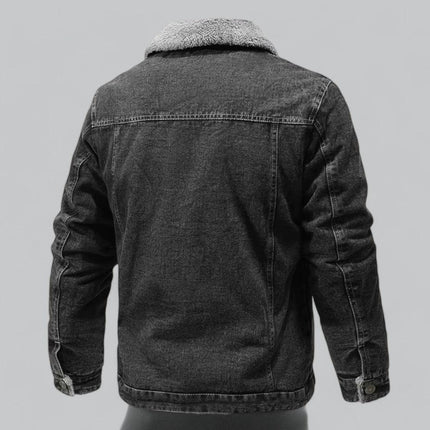 Men's Denim Jacket Fleece-Lined