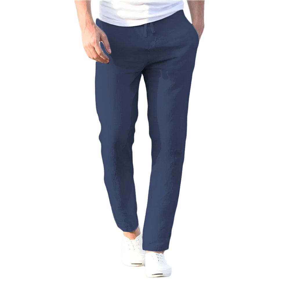 Men's Breathable Cotton-Linen Trousers | Casual Streetwear Pants