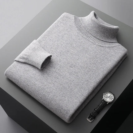 Men's Turtleneck Sweater Wool