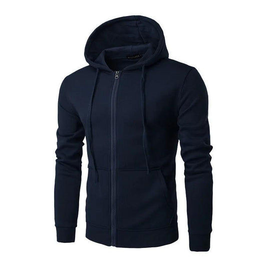 Ravlen Zip Hoodie Jacket | Slim Fit Men's Sweatshirt for Autumn & Winter