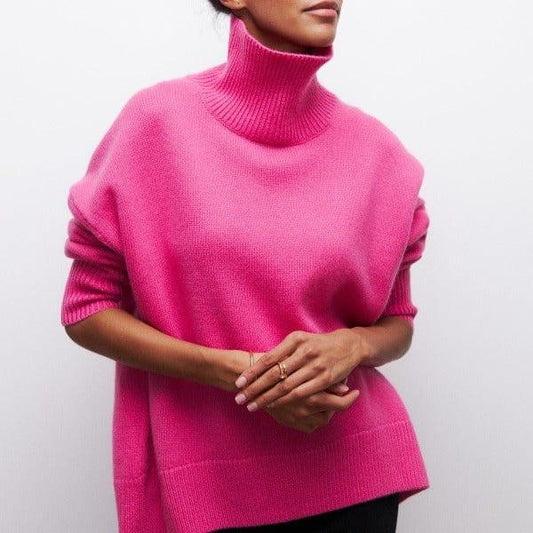 Women's Turtleneck Sweater Classic Style for Autumn