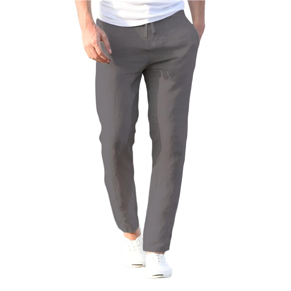 Men's Breathable Cotton-Linen Trousers | Casual Streetwear Pants