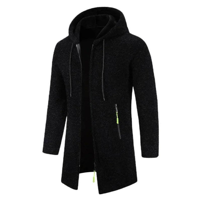 Dravik Oversized Zip Hoodie | Winter Hooded Sweatshirt Jacket for Men - northernnomad