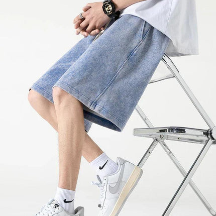 Men’s Casual Shorts Cotton Blend Relaxed Fit