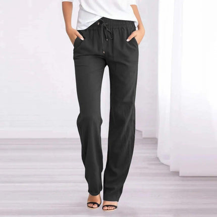 Women's Relaxed Fit Casual Trousers Lightweight Fabric