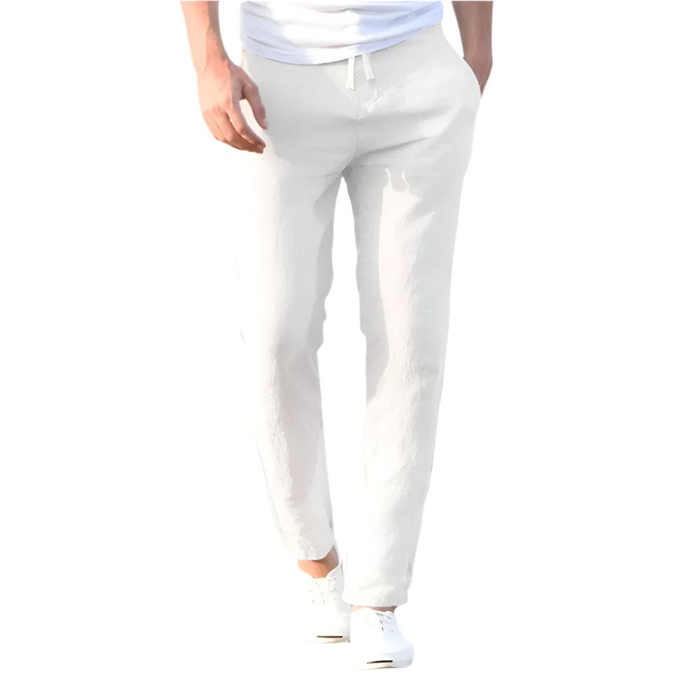 Men's Breathable Cotton-Linen Trousers | Casual Streetwear Pants