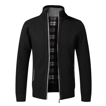 Kentmere Fleece Zip Cardigan | Smart-Casual Knitted Jacket for Autumn & Winter Warmth - northernnomad