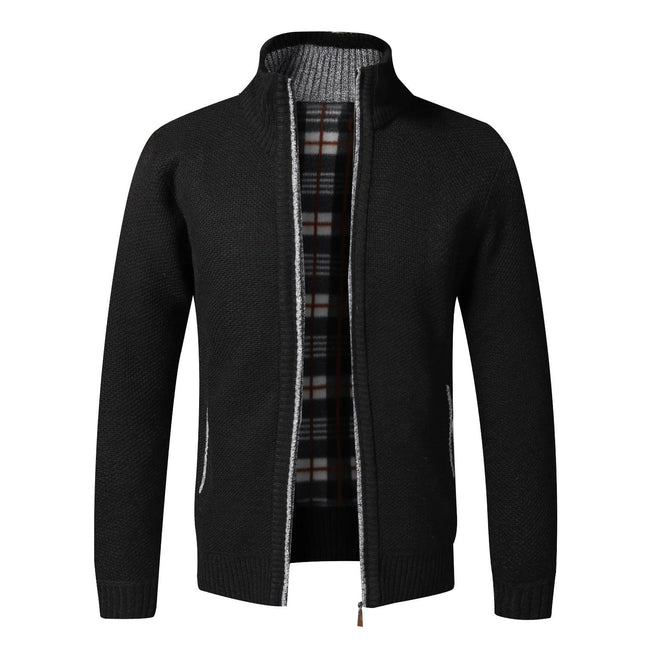 Kentmere Fleece Zip Cardigan | Smart-Casual Knitted Jacket for Autumn & Winter Warmth - northernnomad