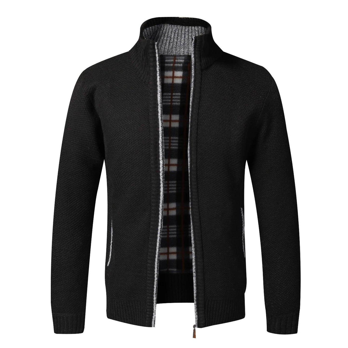 Kentmere Fleece Zip Cardigan | Smart-Casual Knitted Jacket for Autumn & Winter Warmth