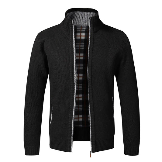 Kentmere Fleece Zip Cardigan | Smart-Casual Knitted Jacket for Autumn & Winter Warmth