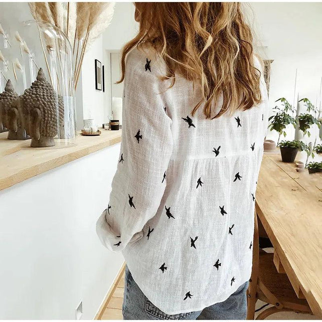 Women's Printed Shirt Cotton