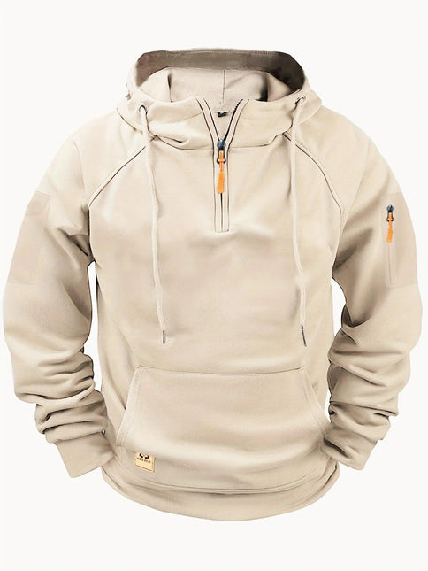 Aerlux Fleece Utility Hoodie | Multi-Pocket Loose Fit Hooded Pullover for Men & Women - northernnomad