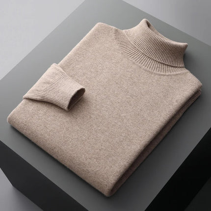 Men's Turtleneck Sweater Wool